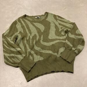 vintage y2k patterned sweater